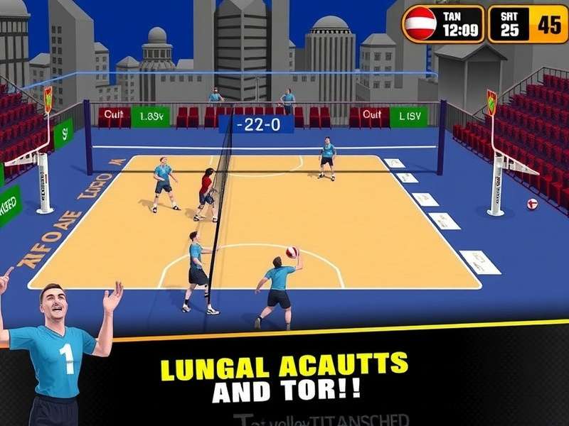 Taj Volley Titans Game Screenshot